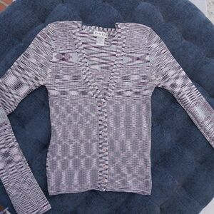 Vintage Bebe pattern long sleeve cardigan